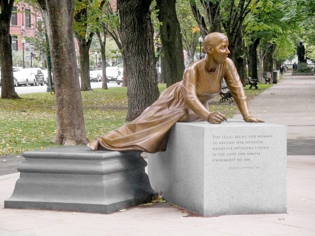 Boston Womens Memorial (detail)